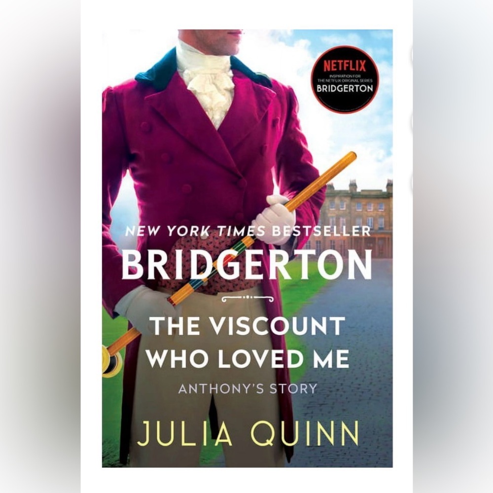 Bridgerton: “The Viscount Who Loved Me”Paperback Book, NWT